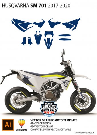 Dima moto Husqvarna 701 2017-2020
